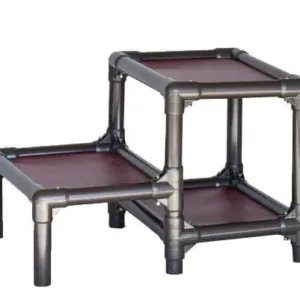 Kuranda Cat Tower Burgundy Walnut.webp